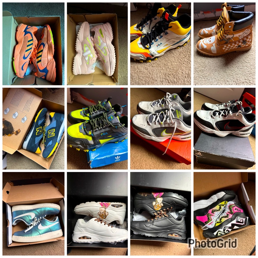 12 pair Men’s shoes **All Sz 11.5